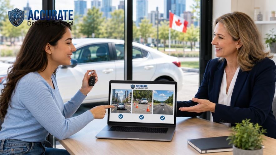 Private driving lessons in Ontario
